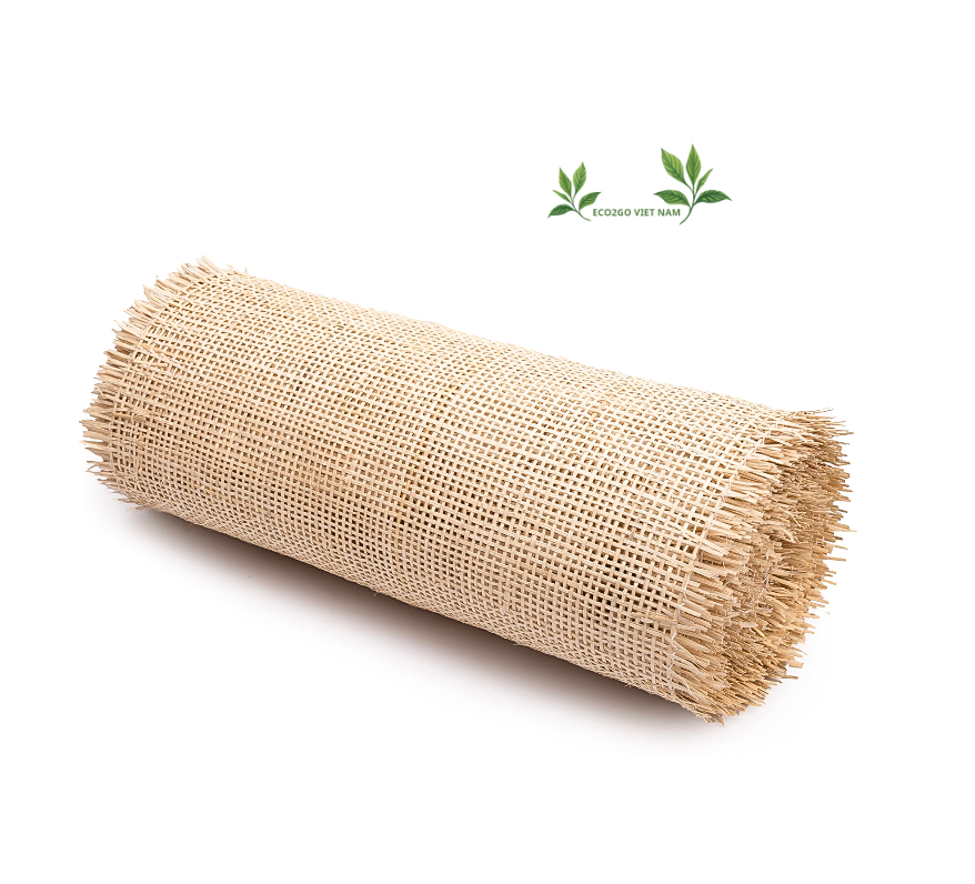 Wicker rattan cane webbing roll material for Furniture Decoration , Chair, Cabinet made in Eco2go Vietnam