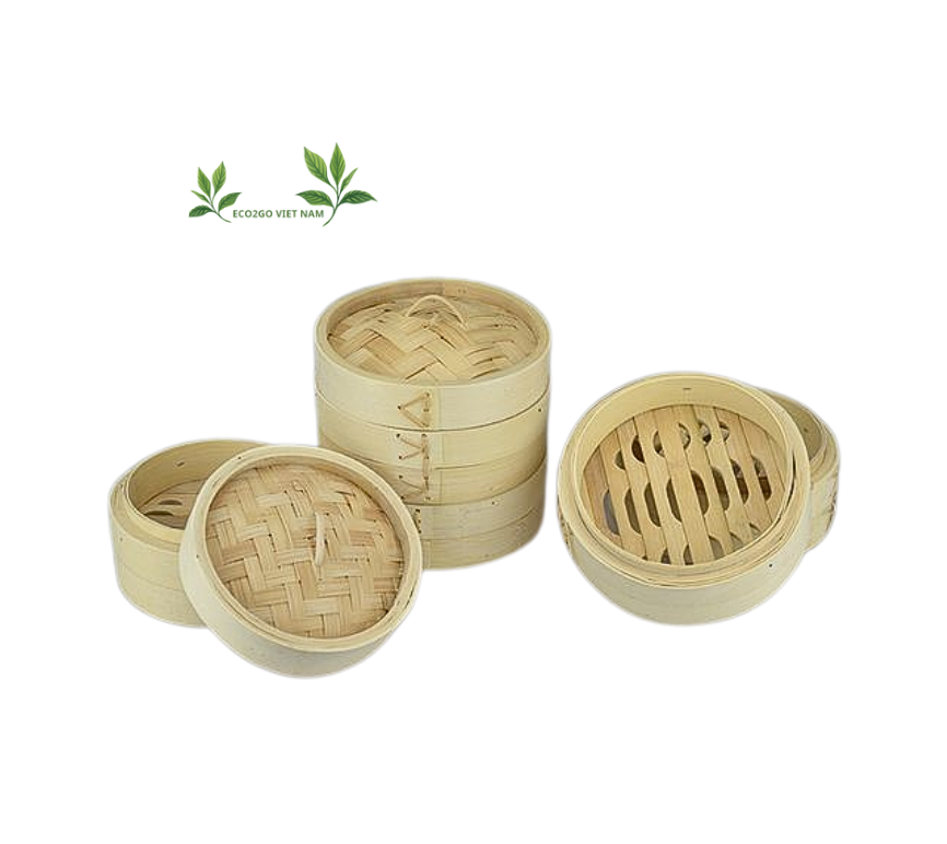 Eco-friendly Bamboo Food Steamer Baskets With Liner/ Mini Bamboo Steamer Favors/ Bamboo Food Steamer Wedding Favors