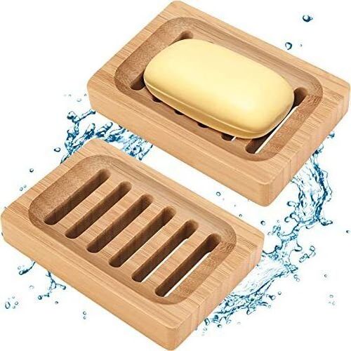 Natural Bamboo Soap Dish - Eco-Friendly Bathroom Accessory