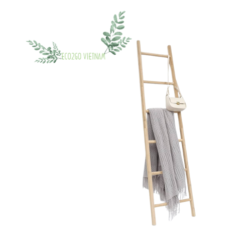 Bamboo Ladder Towel Rack/ Bamboo Blanket Ladder For Clothes Hanging  From Eco2go Vietnam