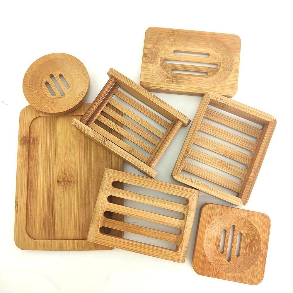 Natural Bamboo Soap Dish - Eco-Friendly Bathroom Accessory