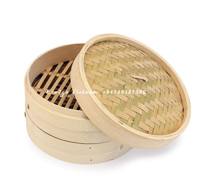 Eco-friendly Bamboo Food Steamer Baskets With Liner/ Mini Bamboo Steamer Favors/ Bamboo Food Steamer Wedding Favors