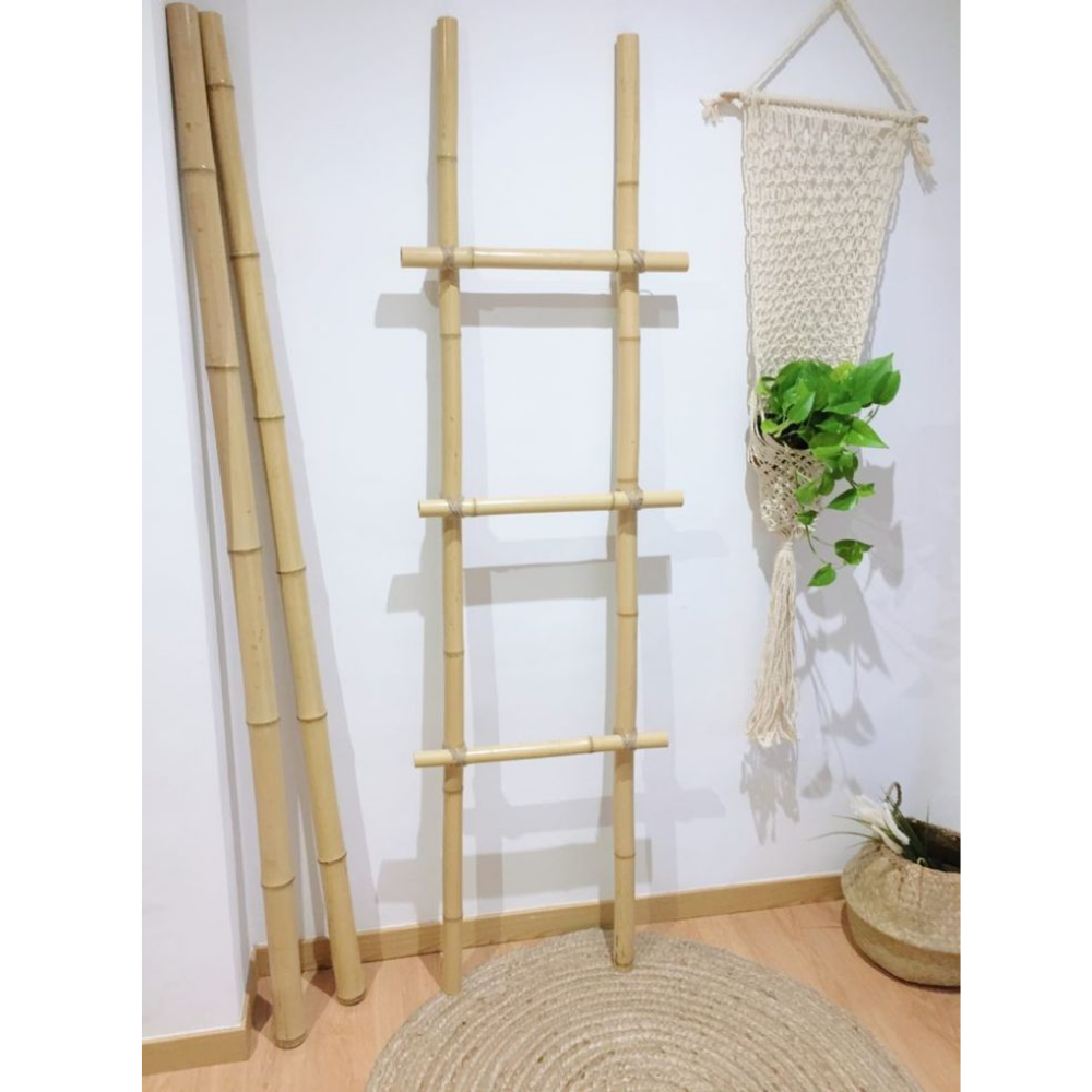 Top Trending 2024 Fashion and Natural Bamboo Ladder Bath Towel Rack Vietnam Hanging Clothes at Bathroom, Bedroom Made in Vietnam