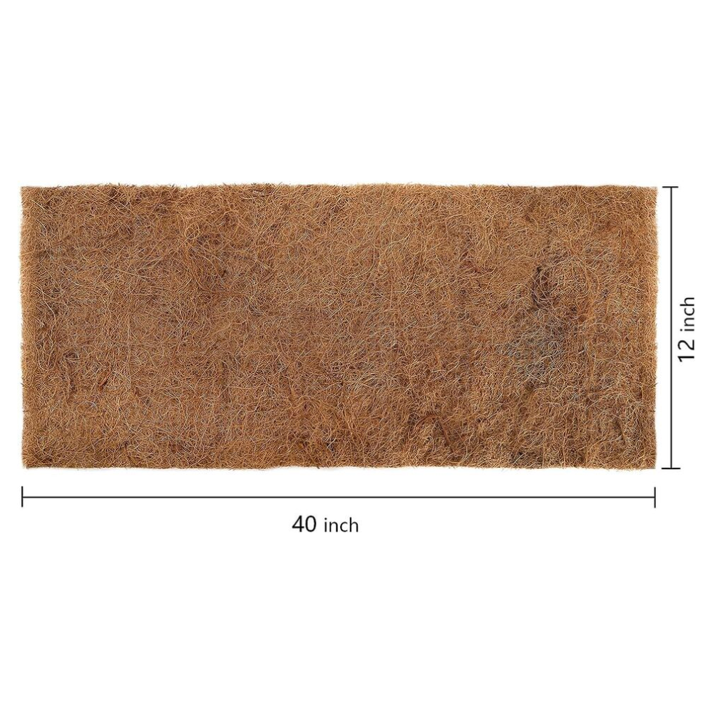 100% Handicraft Coconut Fiber Mat / Coconut Coir Mats Thick Sturdy Coconut Fiber Sheet Insulation for Flowerpot