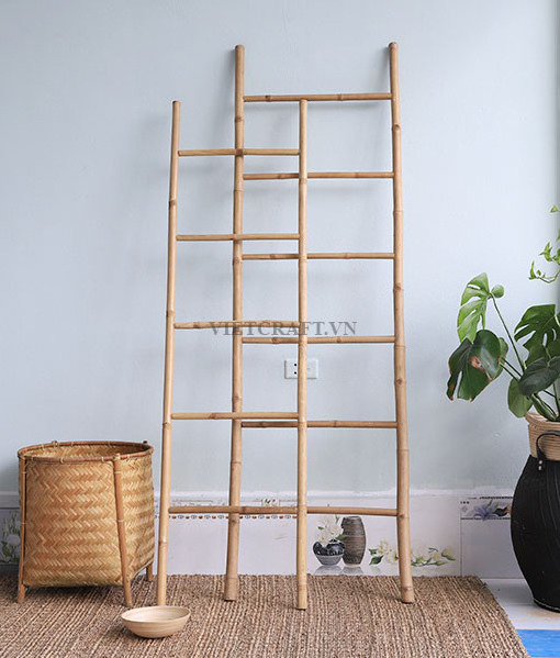 Durable & Sturdy /  Bamboo Ladder / Home Decoration Accessory/  Bamboo Ladder Towel Handicraft 100%