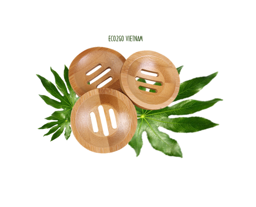 Natural Bamboo Soap Dish - Eco-Friendly Bathroom Accessory