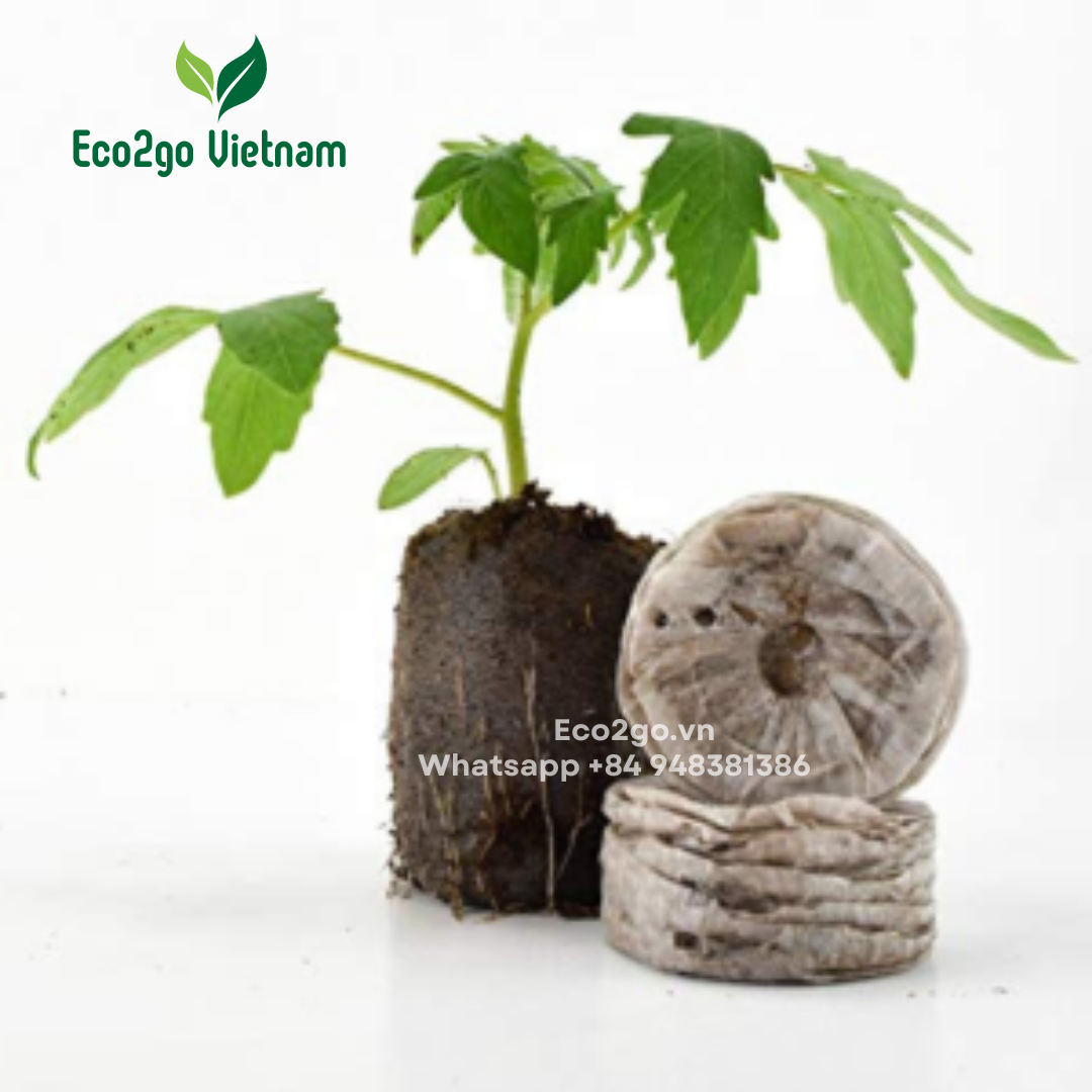 Wholesale coco peat coir disc plug coconut pith moss pellets seed starter pods hydroponics system vertical farming