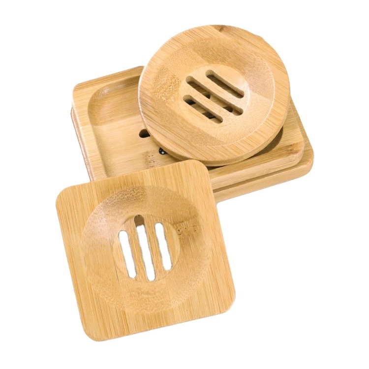 Natural Bamboo Soap Dish - Eco-Friendly Bathroom Accessory