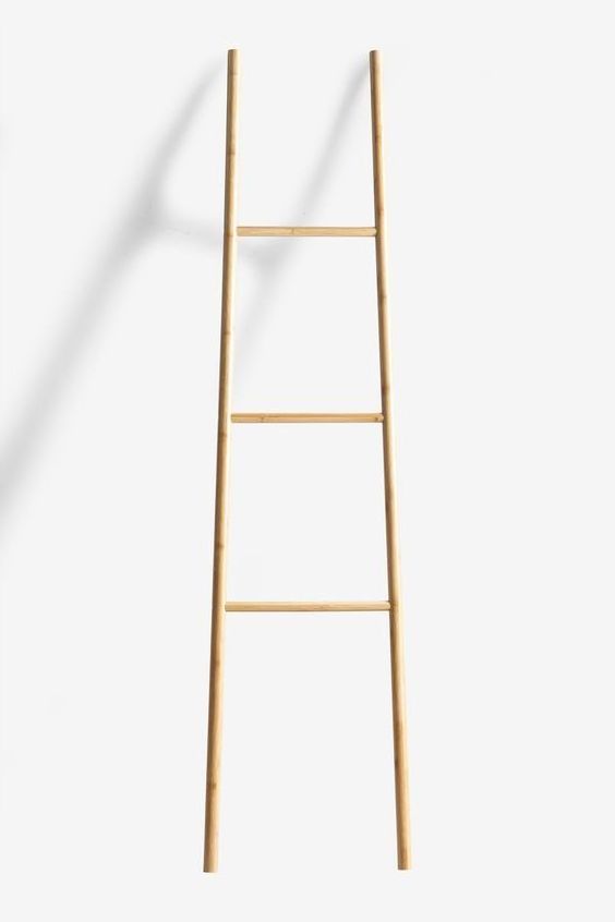 Decorative ladders for blankets & towels/ 100% organic bamboo blanket ladder high quality with free sample at Eco2go Vietnam