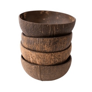 Top one best seller coconut shell bowl with engraved laser private label logo/ 100% material coconut bowls and spoon set