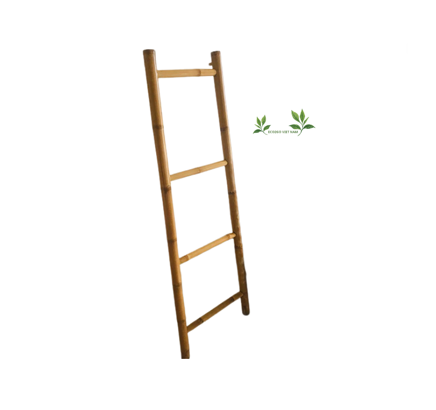 Accessories strong built bamboo ladders high quality for home use/ Accessories Bamboo Ladder Towel Rack