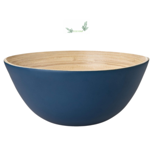 Natural Spun Bamboo Bowls Wholesale Large Bamboo Salad Fruit Serving Bowl Mixing Bowl Popcorn Made in Vietnam