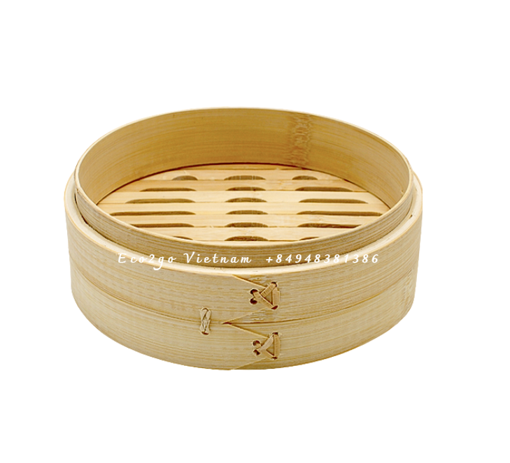 Eco-friendly Bamboo Food Steamer Baskets With Liner/ Mini Bamboo Steamer Favors/ Bamboo Food Steamer Wedding Favors