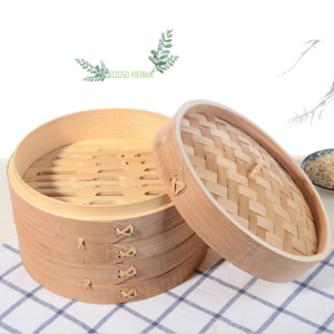 100% Natural Bamboo Steamer/Mini Bamboo Steamer Favor/ Mini bamboo Steamer With High Quality By Eco2go Vietnam