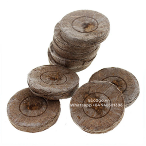 Wholesale coco peat coir disc plug coconut pith moss pellets seed starter pods hydroponics system vertical farming