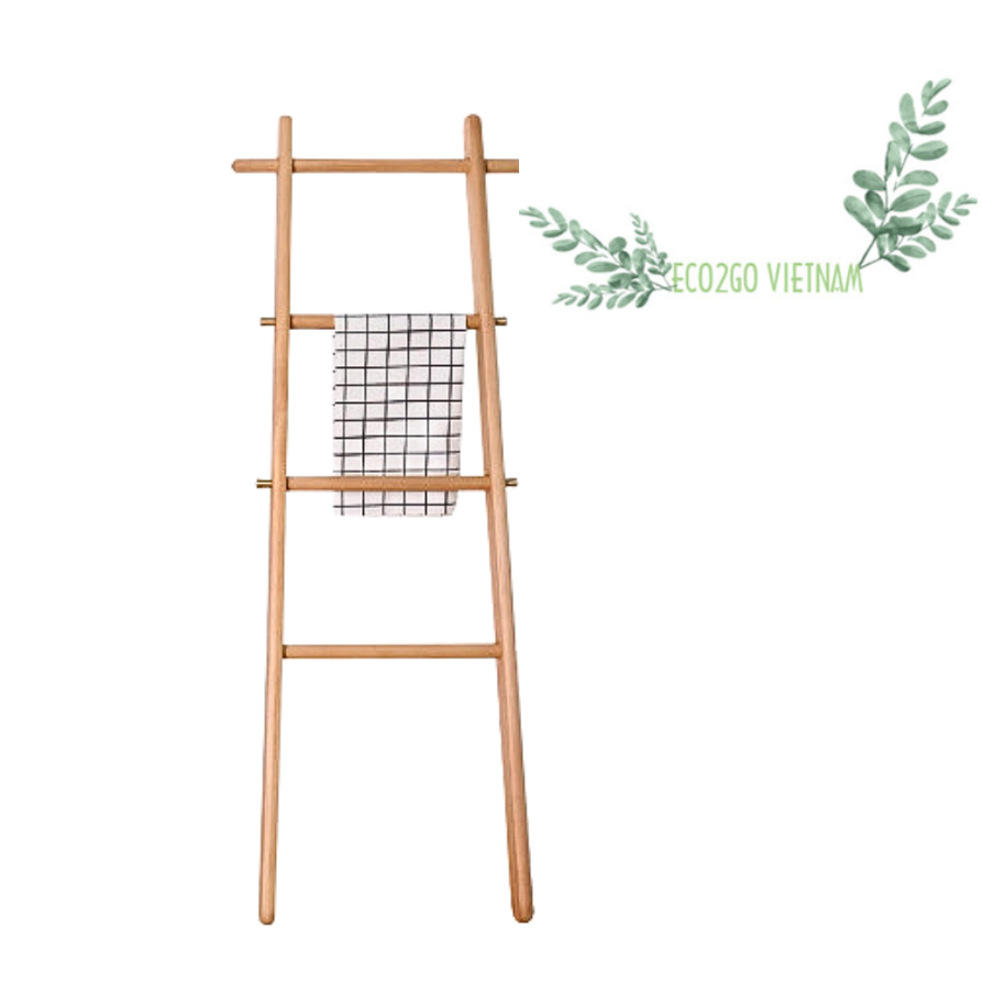 Durable & Sturdy /  Bamboo Ladder / Home Decoration Accessory/  Bamboo Ladder Towel Handicraft 100%