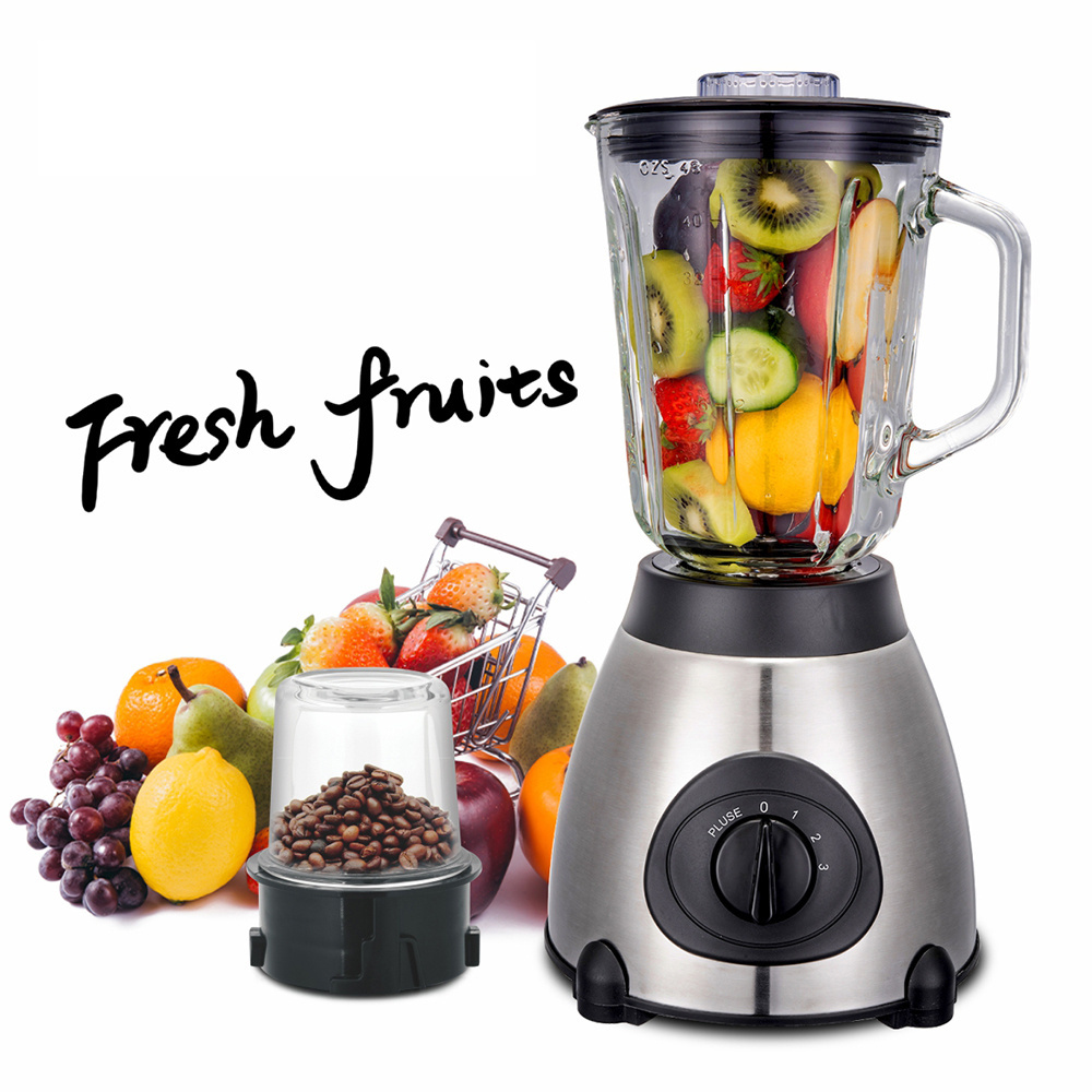 Multifunction Electric Food Powder Grinder Soybean Milk Maker Juicer Machine Stainless Steel Fresh Juice Blender with Chopper