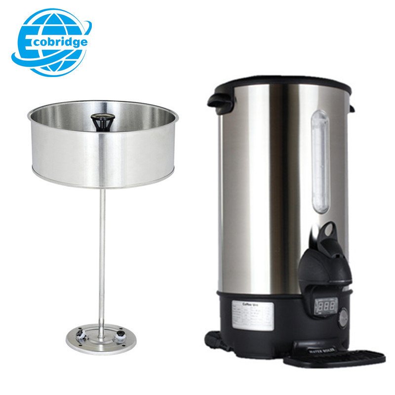 Keep Warm Hot 10L Fast Brew Stainless Steel Coffee Urn Machine Milk Tea Machine Coffee Percolator Water Boilers Catering Urns