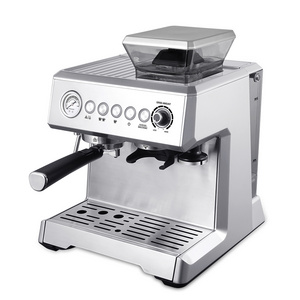 Fully Automatic Home and Commercial Barista Shop Use Espresso Maker Electric Smart Coffee Machine with Bean Grinder for Business