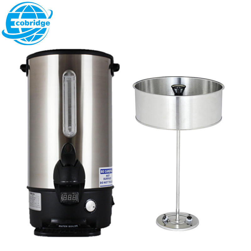 Keep Warm Hot 10L Fast Brew Stainless Steel Coffee Urn Machine Milk Tea Machine Coffee Percolator Water Boilers Catering Urns