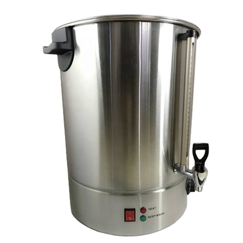 Stainless Steel Housing Electric Thermos Milk Tea Bucket Water Boiler 16L Drink Dispenser