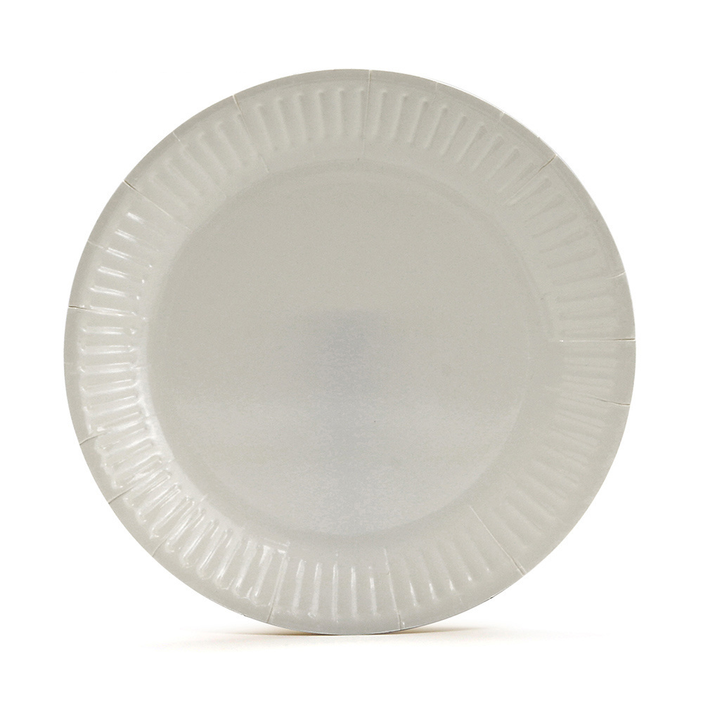 Customized Disposable Greaseproof 6 Inch Eco Friendly Paper Dishes Round Rectangle Paper Plate