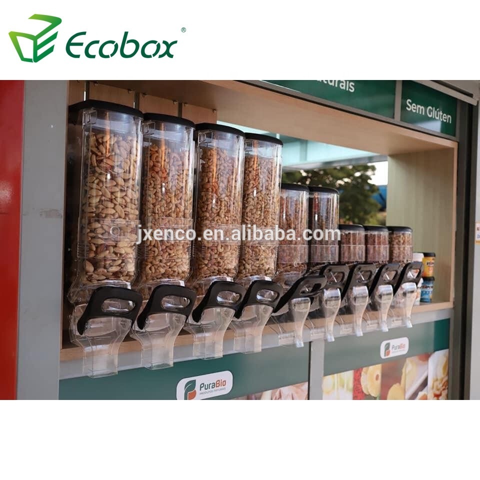 Clear bulk dispenser n coffee bean dispenser silo for Store and Supoermarket Made in China