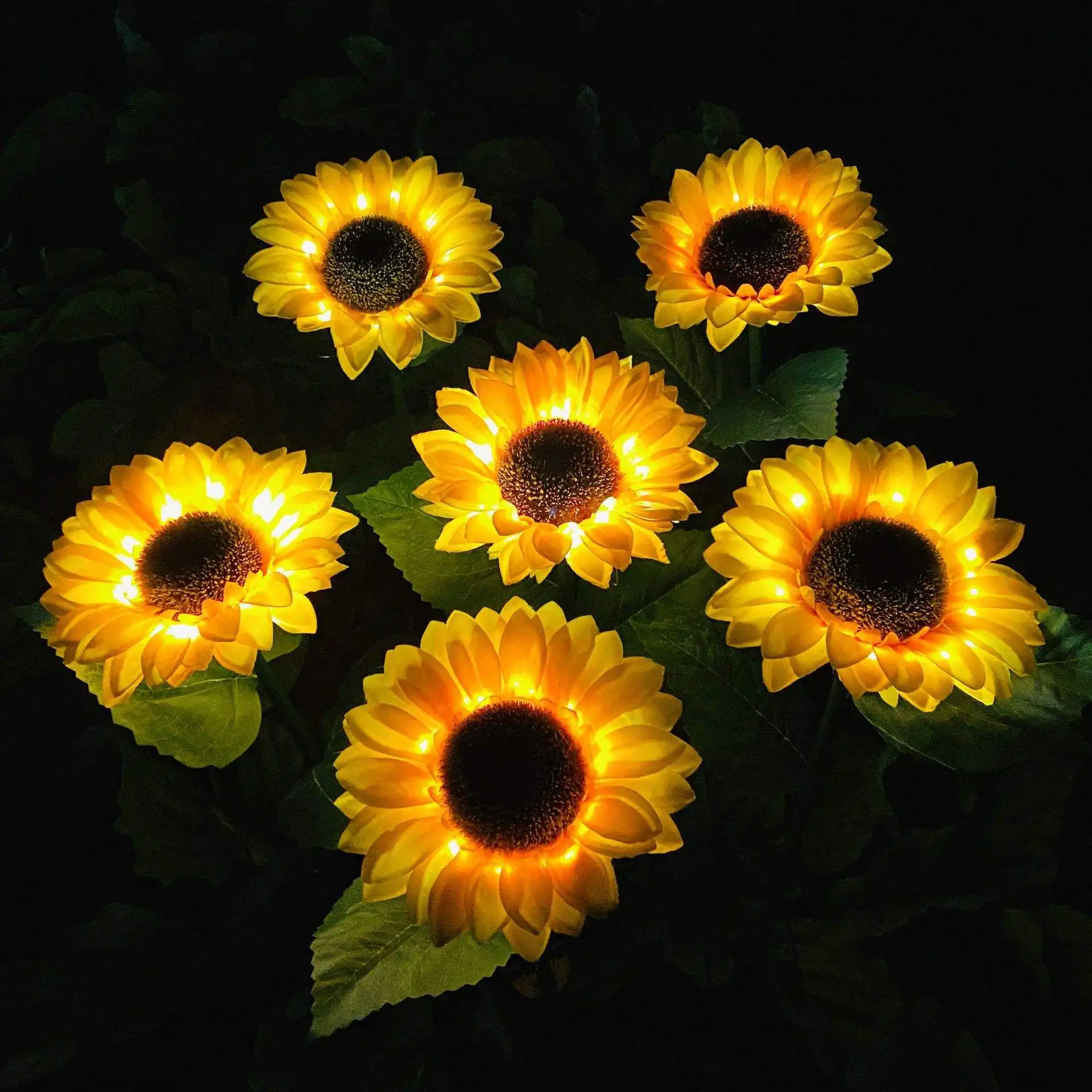 IP65 Waterproof Garden Landscape Lights Wholesale High-quality Outdoor Solar Simulation Sunflower Light