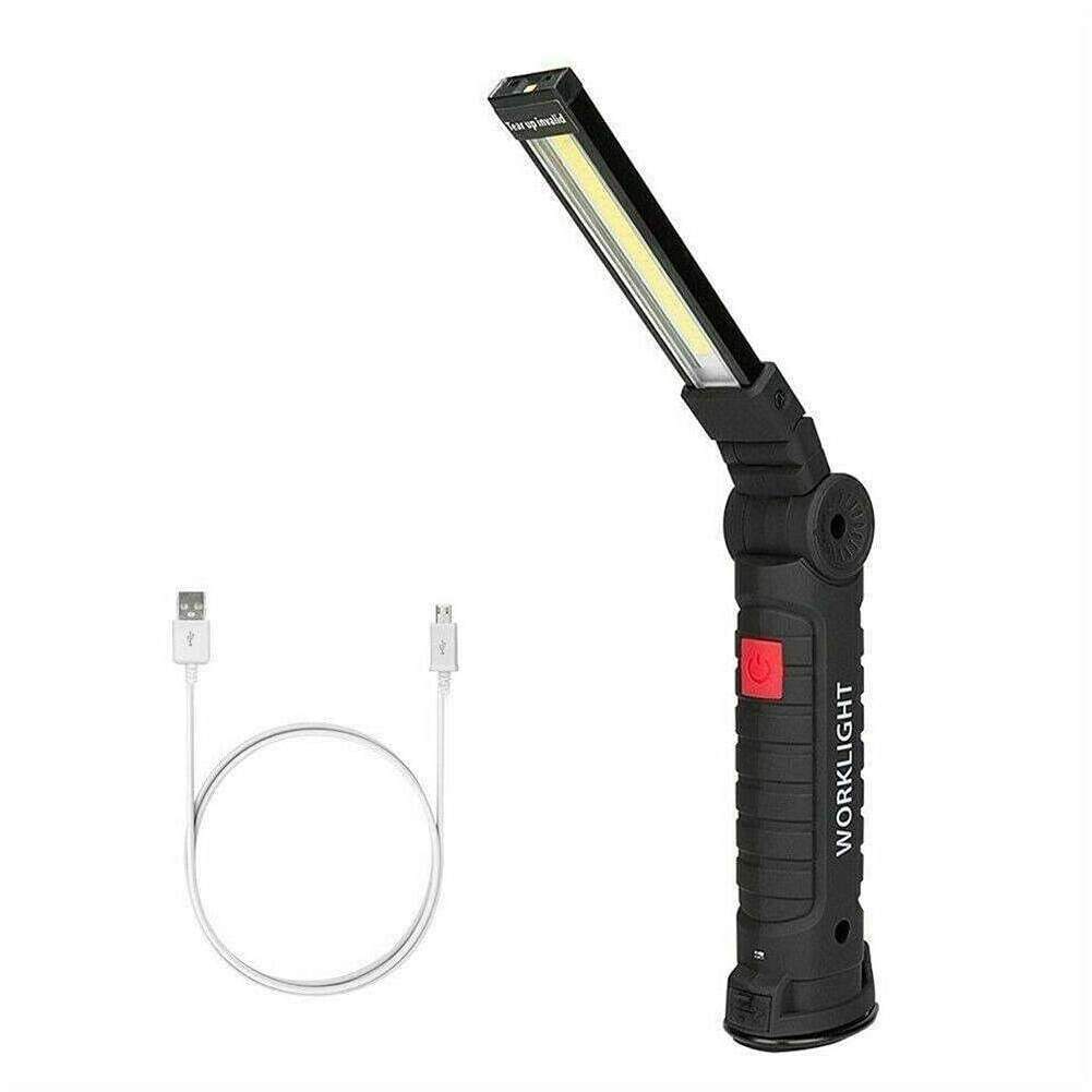 Upgrared Managetic Rechargeable LED Flashlight Inspection Lamp 5 Modes COB LED Work Light  LED COB Rechargeable Working Lights