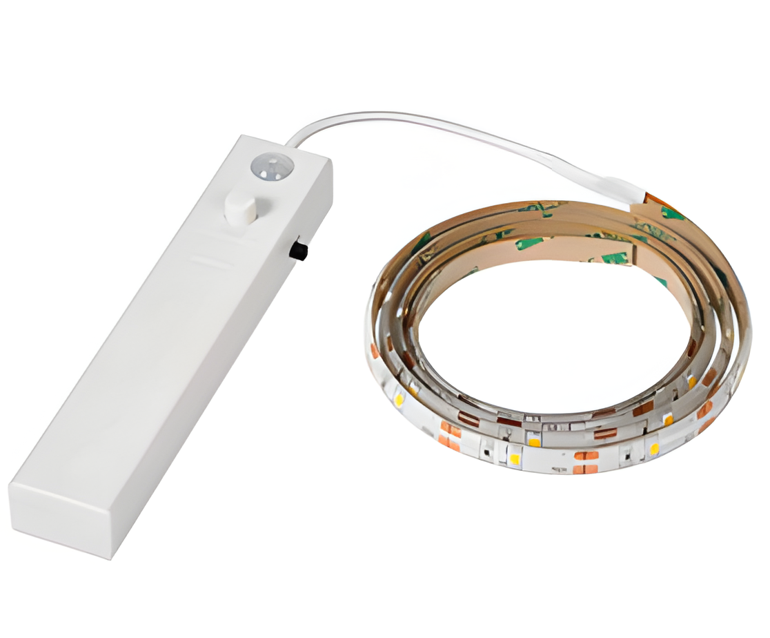 Battery Operated IP65 FPC 5000K Motion Sensor LED Strip Light Under Bed Wardrobe Cabinet Light smart led strip light