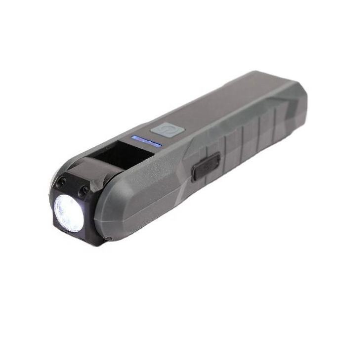 2022 New 300 lumen Folding Magnet Portable USB Rechargeable LED COB Flashlight With hook and magnet 1500 mAh Li-battery