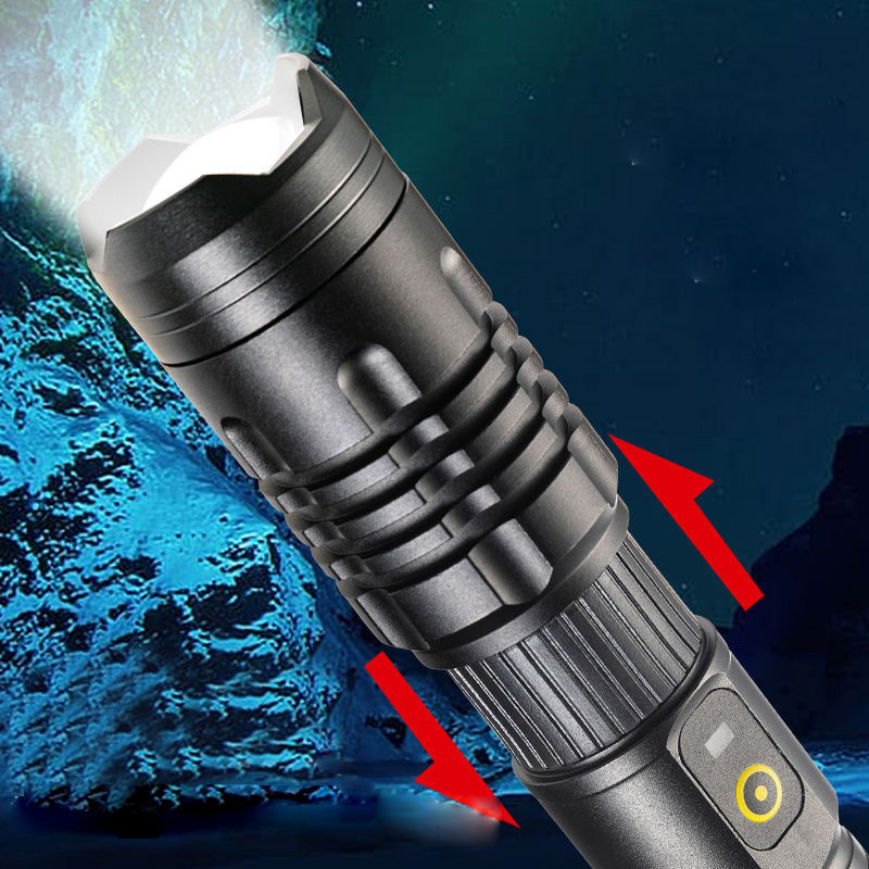 Lighting and circuitry design Aluminum Alloy Flashlights torches LED, Battery Powered