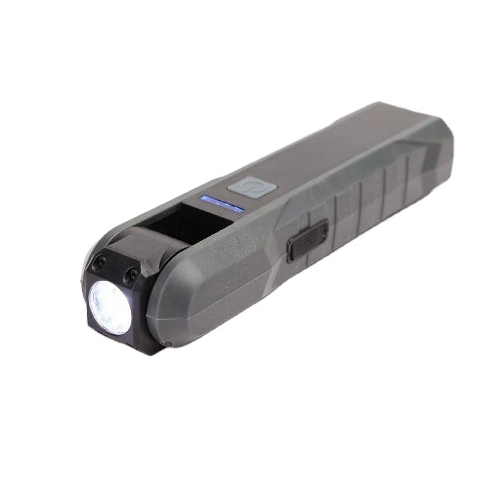 2022 New 300 lumen Folding Magnet Portable USB Rechargeable LED COB Flashlight With hook and magnet 1500 mAh Li-battery