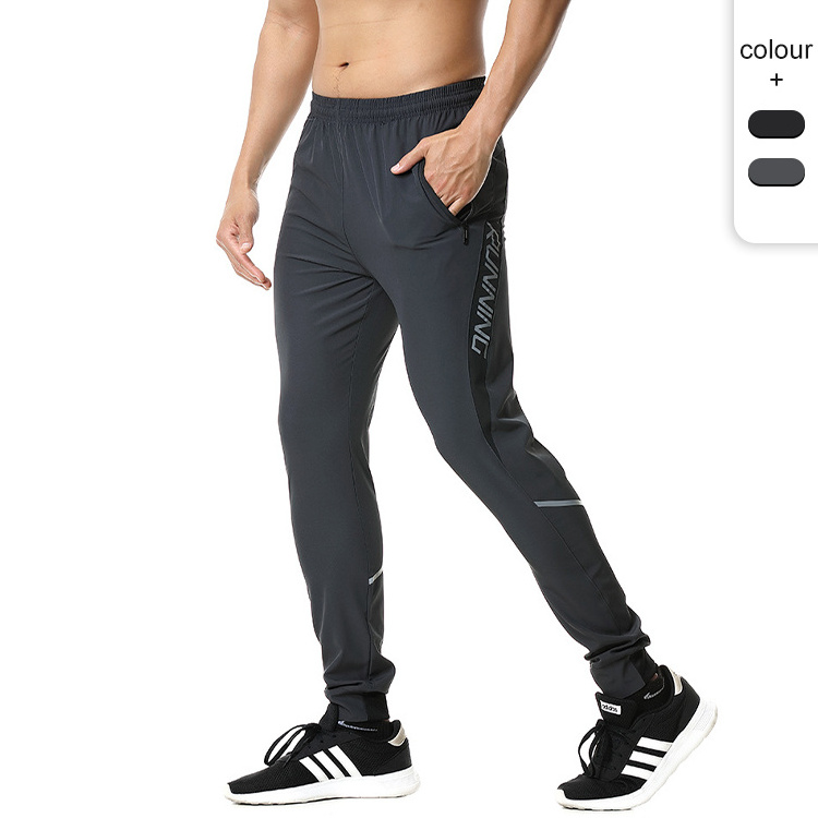 2022 New Spring Summer Men's Sports Quick Dry Pants & Trousers Stretch Plus Size Joggers Exercise Pants