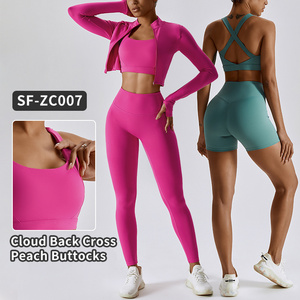 Custom Ladies Sports Clothes Suit Seamless Women Sportswear Girls Clothing Sets Gym Fitness Sets Women's Yoga Wear Sets