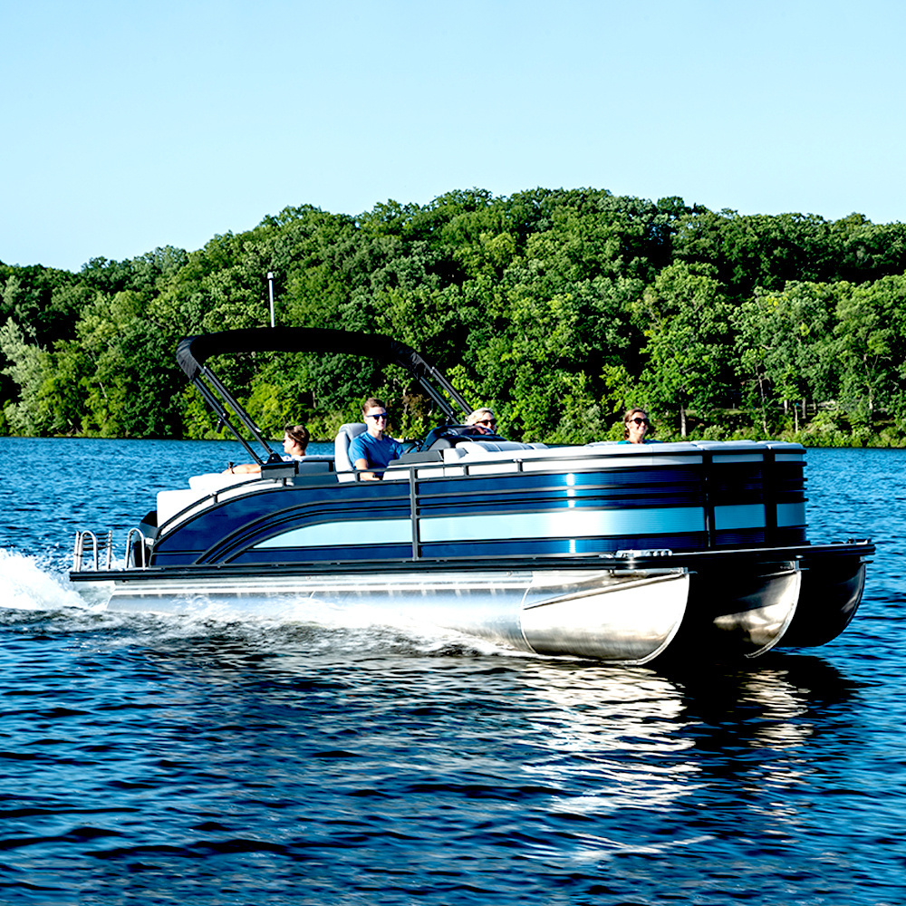 2024 Center Console Pontoon Boat Aluminum Party Boat Luxury Pontoon Seawalker Boat For Sale