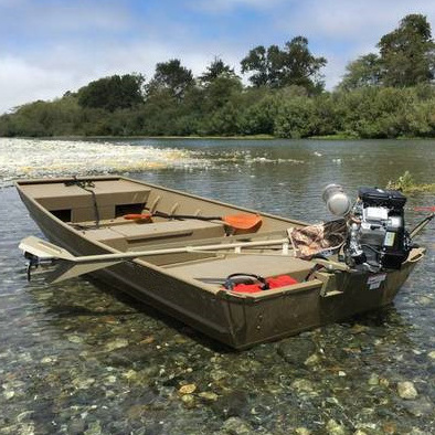 Mini size Fishing Patrol Work Boat Manufacturer Professional Aluminum transport jon boat