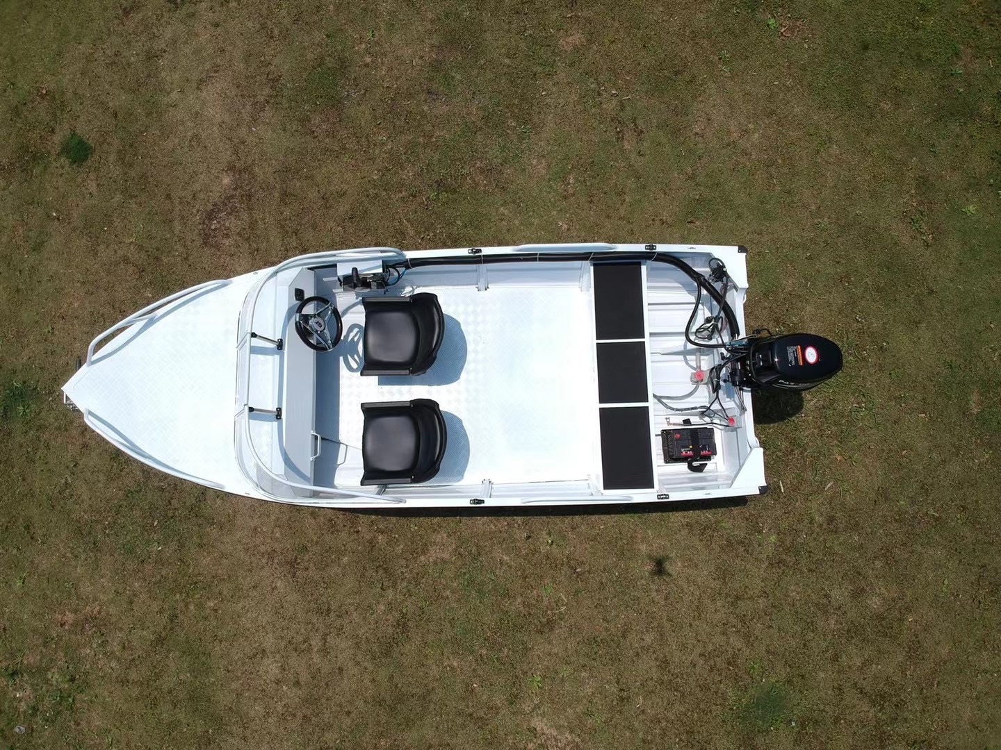 2023 New 15Ft Kinocean Small Outboard Power  Fishing Aluminum Jet Boat for sale