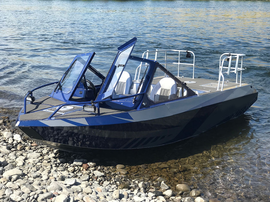 2022 Ecocampor custom  aluminum fishing jet boat soft top jet boat yacht with inboard motor for sale