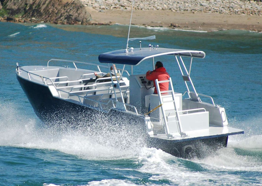 Kinocean  taxi boat working vessel passenger use in Scenic spot hardtop aluminum fishing boat for sale