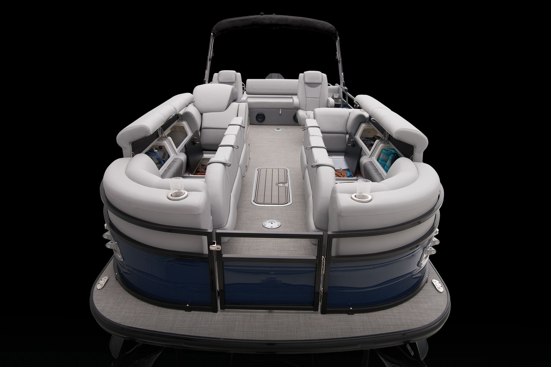 Kinocean Big Discount Pontoon Boat Hot Sale Fiberglass Luxury Yacht Party Boat With Motor For Sale