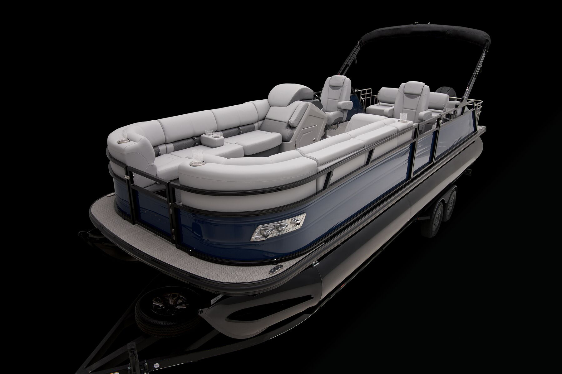 Kinocean Big Discount Pontoon Boat Hot Sale Fiberglass Luxury Yacht Party Boat With Motor For Sale