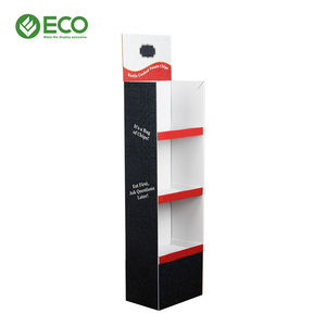 Supermarket Cardboard Shipper Display Corrugated Paper Pop Retail Stand Cardboard Display Racks For Food Potato Chips