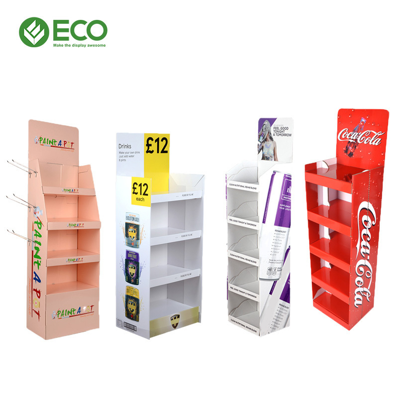 High Quality Retail T Shirt Display Stand Cardboard Clothing Pallet Display for Shopping Mall