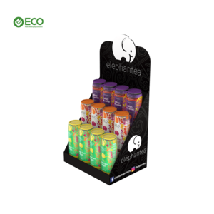 Custom POP PDQ Retail Store Product Display Unit Stands Corrugated Cardboard Candy Food Beverages Cardboard Display Rack