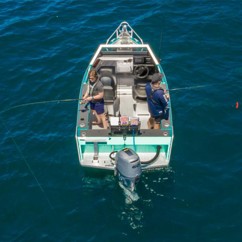 Fishing boat with motor aluminium boats 4-5m 2 person speed boat china factory customized mini yacht