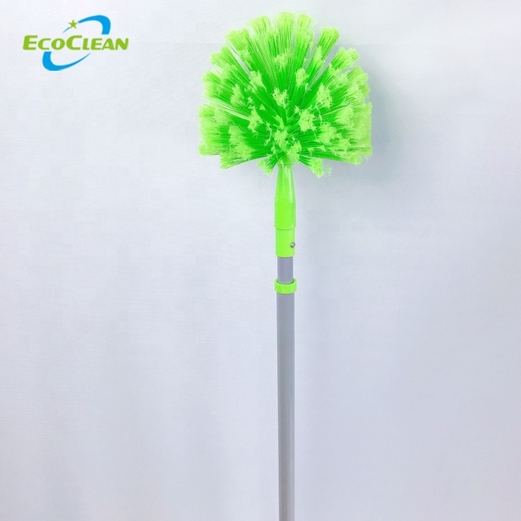 ecoClean telescopic Handle Round Ceiling Cleaning Cobweb Brush,cobweb brush