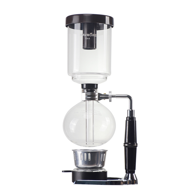 T Ecocoffee BT3 300/500ML Coffee Siphon Pot Glass Coffee Maker For Home & Office Use