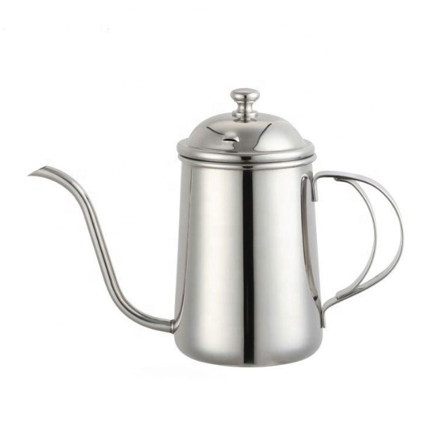 Z Barista Coffee Maker Camping Stainless Steel Black Tea Pot Kettle Drip Gooseneck Pour Over Coffee Pot BH40