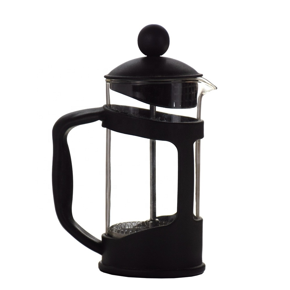 Ecocoffee 350 ml Borosilicate Glass Coffee Pot With Plunger French Press Coffee Maker Kitchen Milk Frother